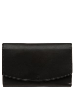 'Paloma' Black Leather Purse