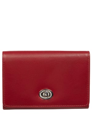 'Adriana' Red Leather Purse
