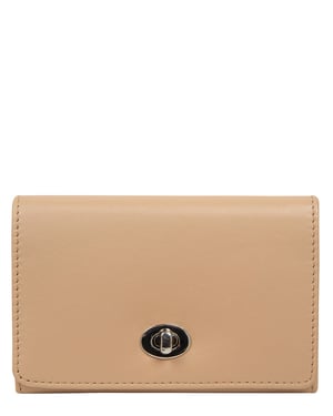 'Adriana' Latte Leather Purse