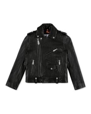 Bikerjacka Iconic Plein