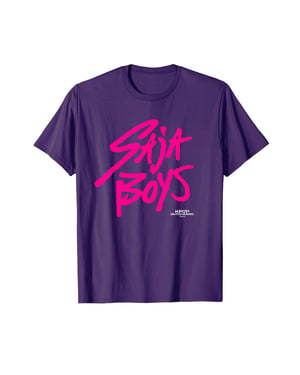 K-Pop Demon Hunters Kinder/Kids Saja Jongens Logo T-shirt (Paars)