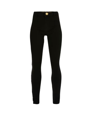 River Island Girls Jeggings Black Molly Mid Rise