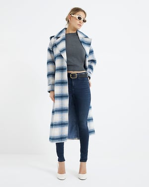 River Island Womens Skinny Jeans Indigo Mid Rise Molly Sculpted