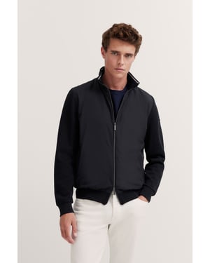 Bugatti Herren Sweatjack met rits en opstaande kraag