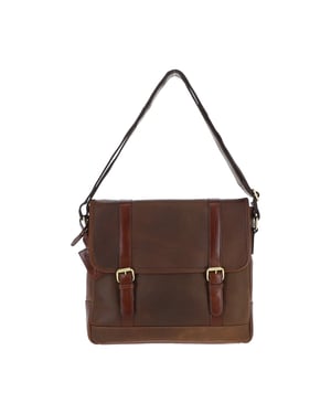 Vintage Oily Leather Messenger Bag