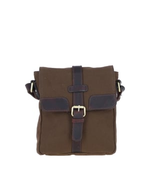 Premium Leather X Canvas Flight Bag