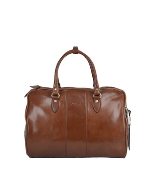 'Dante' Medium Weekend Real Leather Holdall