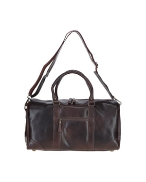 Vintage Real Leather Weekend Duffel Bag