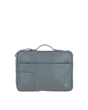 'Minimalist' Real Leather Organizer with Laptop Compartment