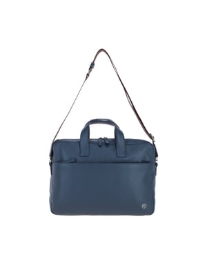 'Commandeer' Real Leather Laptop Bag