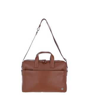 'Commandeer' Real Leather Laptop Bag