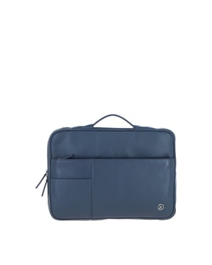 'Minimalist' Real Leather Organizer with Laptop Compartment