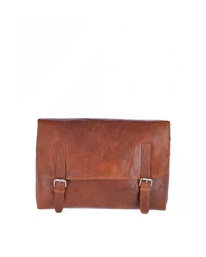 'Speranza' Real Leather Vintage Messenger Bag