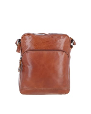 'Bruno' Real Leather Vintage Medium Flight Shoulder Bag