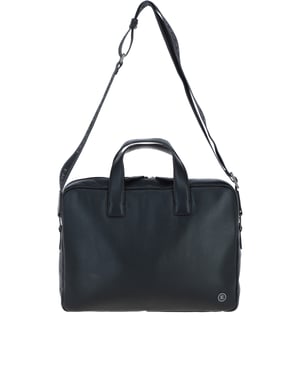 'Maven' Real Leather Messenger Bag