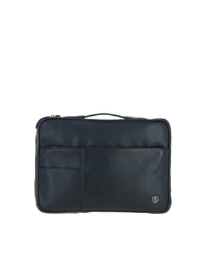 'Minimalist' Real Leather Organizer with Laptop Compartment