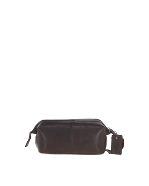 Vintage Leather Washbag