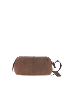 Vintage Leather Washbag