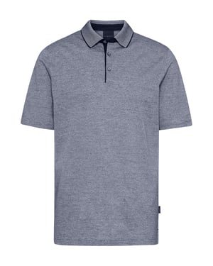 Bugatti Herren Poloshirt met discrete strepen