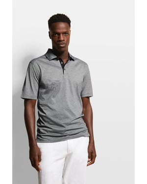 Bugatti Herren Poloshirt met discrete strepen