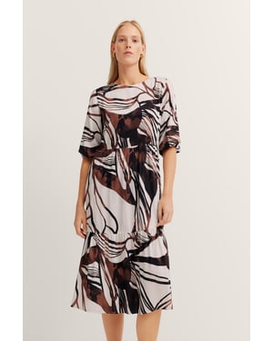 Bugatti Damen Zomerjurk met volants & deelnaden