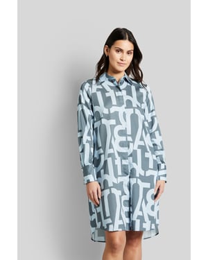 Bugatti Damen Overhemdjurk met letterprint