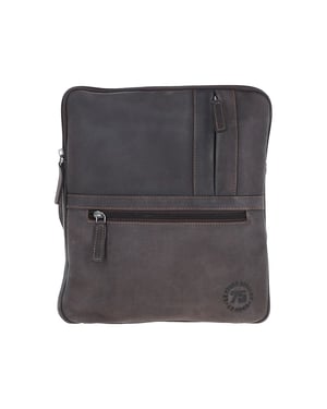 'Moscow' Real Leather Crossbody Messenger Bag