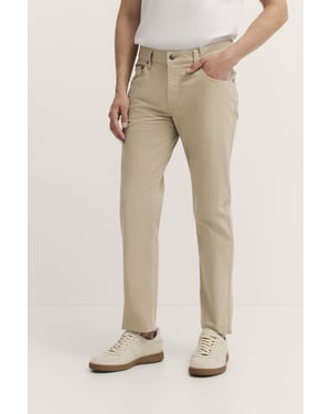 Bugatti Herren 5-pocket broek met stretchfunctie