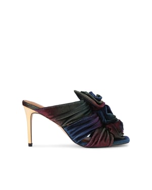 Kurt Geiger London Velvet Bloom Mule Mules