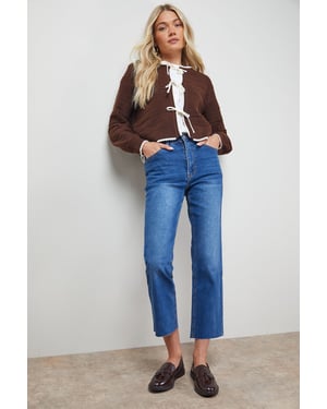 Bunny Leather Brogue Detail Tassel Loafers