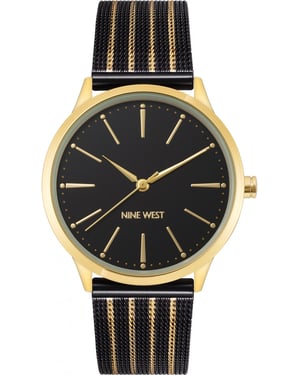 Nine West NW-2566GPBK Ladies Watch