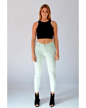 Slim Leg Ankle Grazer Jeans