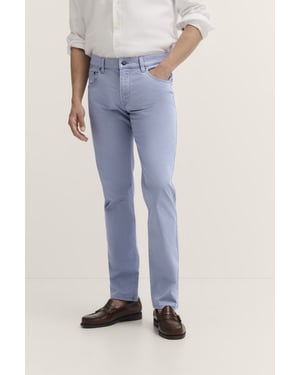 Bugatti Herren 5-pocket broek met stretchfunctie