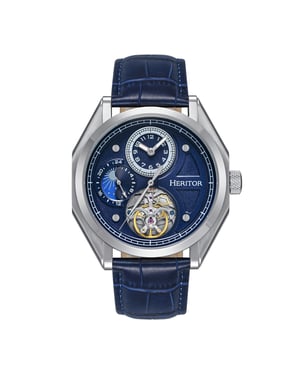 Heritor Automatic Antoni Horloge met Leren Band