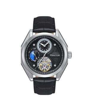 Heritor Automatic Antoni Horloge met Leren Band