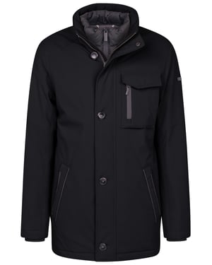 Bugatti Herren Jas met oprolbare capuchon