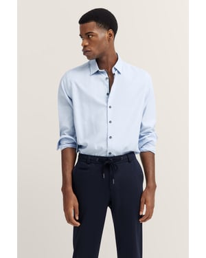 Bugatti Herren Shirt met gestructureerde look