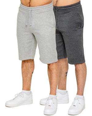 Kruze Heren Fleece Korte Broek 2 Pak