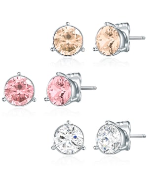 Female Set with Swarovski crystals® Metal (Alloy)