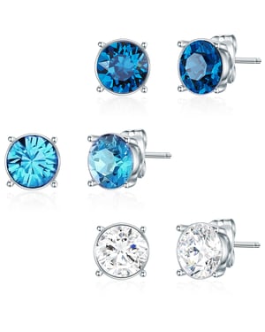 Female Set with Swarovski crystals® Metal (Alloy)