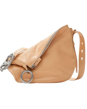 Burberry Small Knight Peach lichtbruine leren schoudertas