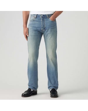 Men's Levis 501 Original Lean Machine Lightweight Jeans in Denim
