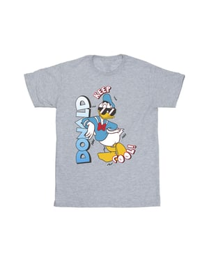 Disney Jongens Donald Duck Cool T-shirt (Sportgrijs)