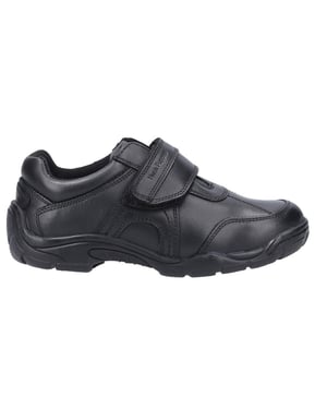 Hush Puppies Boys Arlo Leather School Shoes (Black)
