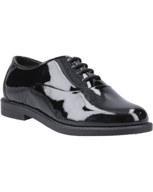 Hush Puppies Nellie Patent Läder Flickors Svarta Oxford Skor