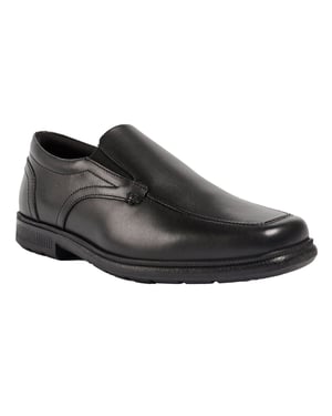 Pod Carpenter Leer Jongens Zwarte Loafers