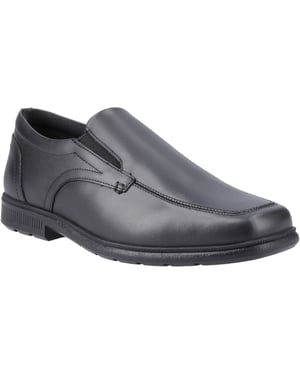 Pod Carpenter Leather Boys's Black Loafers