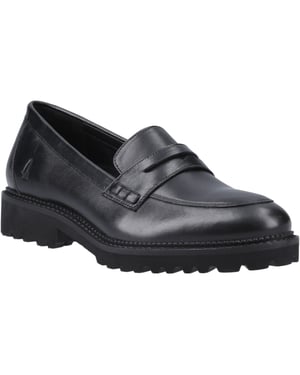 Hush Puppies Grazia Leather Girls's Black Loafers