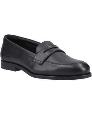 Pod Islay Leather Girls's Black Loafers