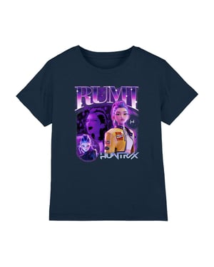 K-Pop Demon Hunters Kinderen Huntr/X Rumi T-Shirt (Marineblauw)